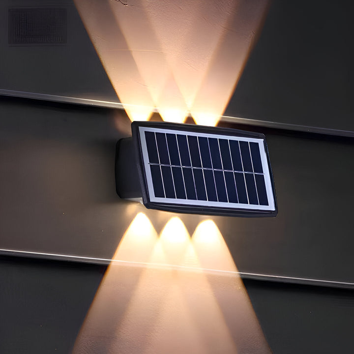 BowLift | Waterproof LED Solar Wall Light for Outdoors with Up & Down Lighting