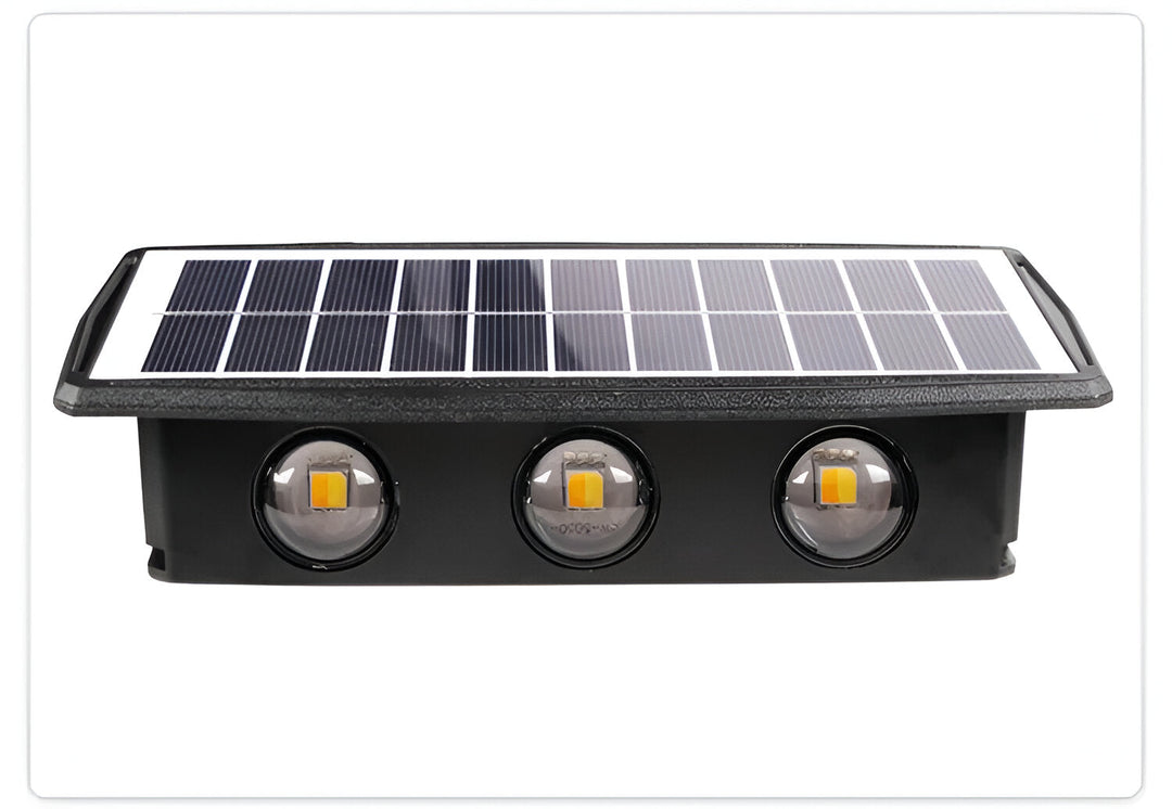 BowLift | Waterproof LED Solar Wall Light for Outdoors with Up & Down Lighting