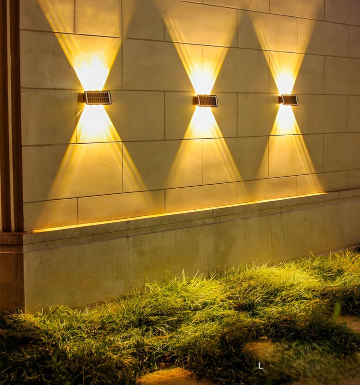 BowLift | Waterproof LED Solar Wall Light for Outdoors with Up & Down Lighting