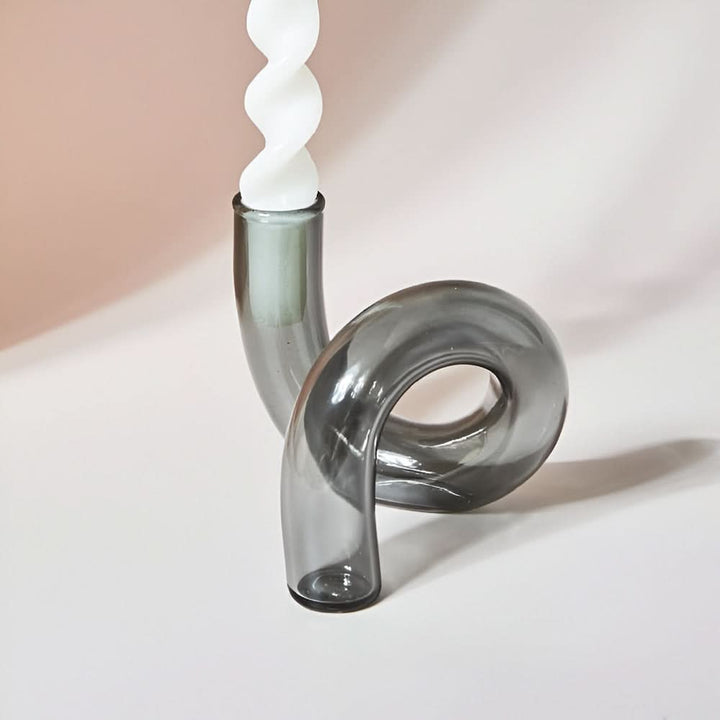 BowLift | Glass Vase with Candle Holder for Elegant Home Decoration
