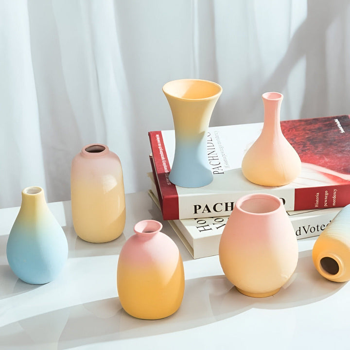 BowLift | Elegant Ceramic Vase in Macaron Colors