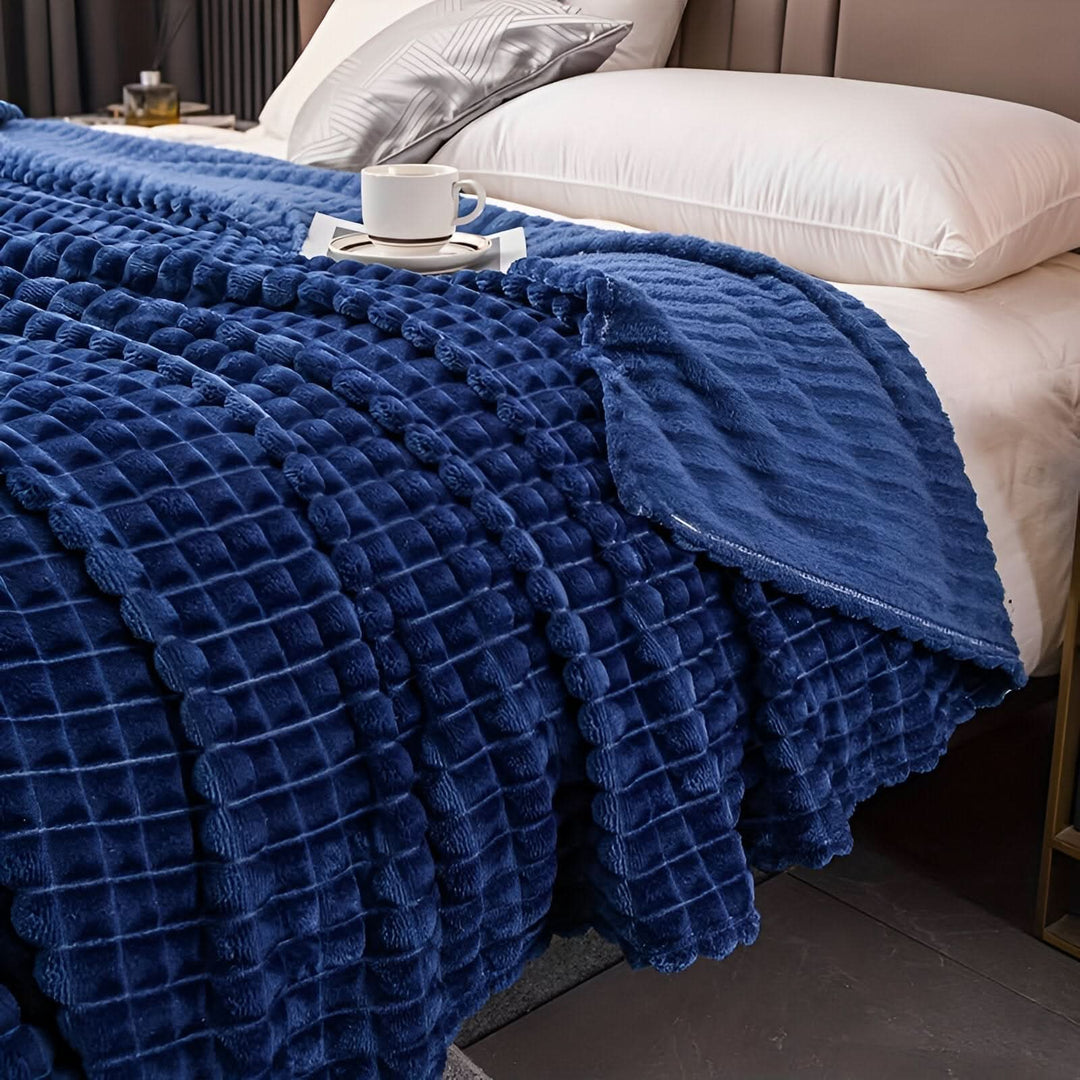 BowLift | CORALWAVE – Ultra-soft Textured Fleece Blanket