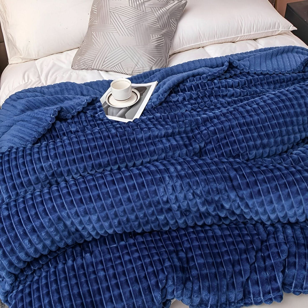 BowLift | CORALWAVE – Ultra-soft Textured Fleece Blanket