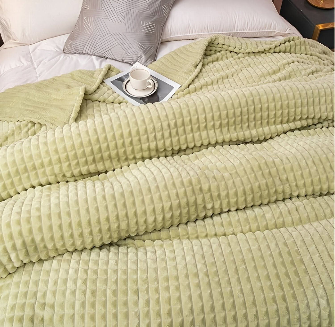 BowLift | CORALWAVE – Ultra-soft Textured Fleece Blanket