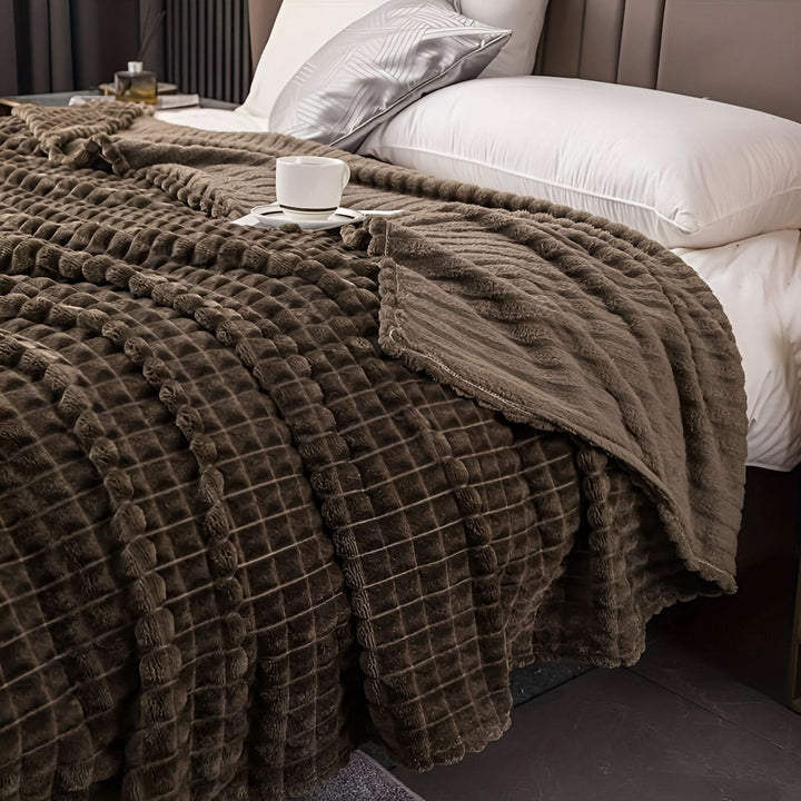 BowLift | CORALWAVE – Ultra-soft Textured Fleece Blanket