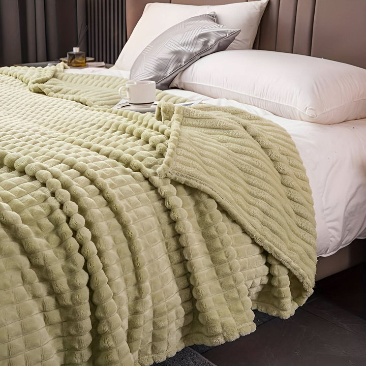BowLift | CORALWAVE – Ultra-soft Textured Fleece Blanket