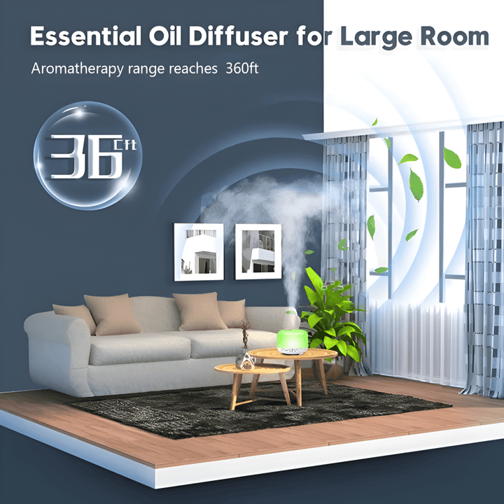 BowLift | LED Aroma Diffuser with Bluetooth Speaker and Humidifier