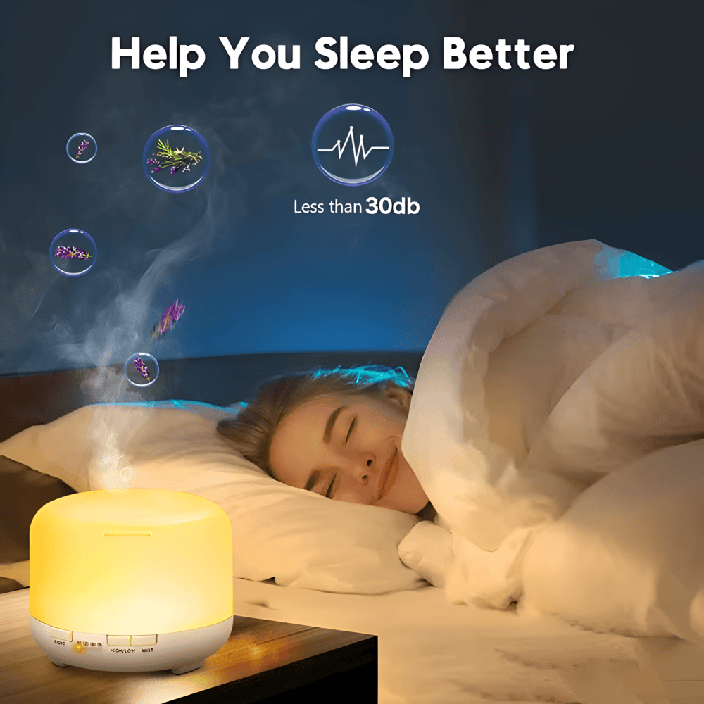 BowLift | LED Aroma Diffuser with Bluetooth Speaker and Humidifier