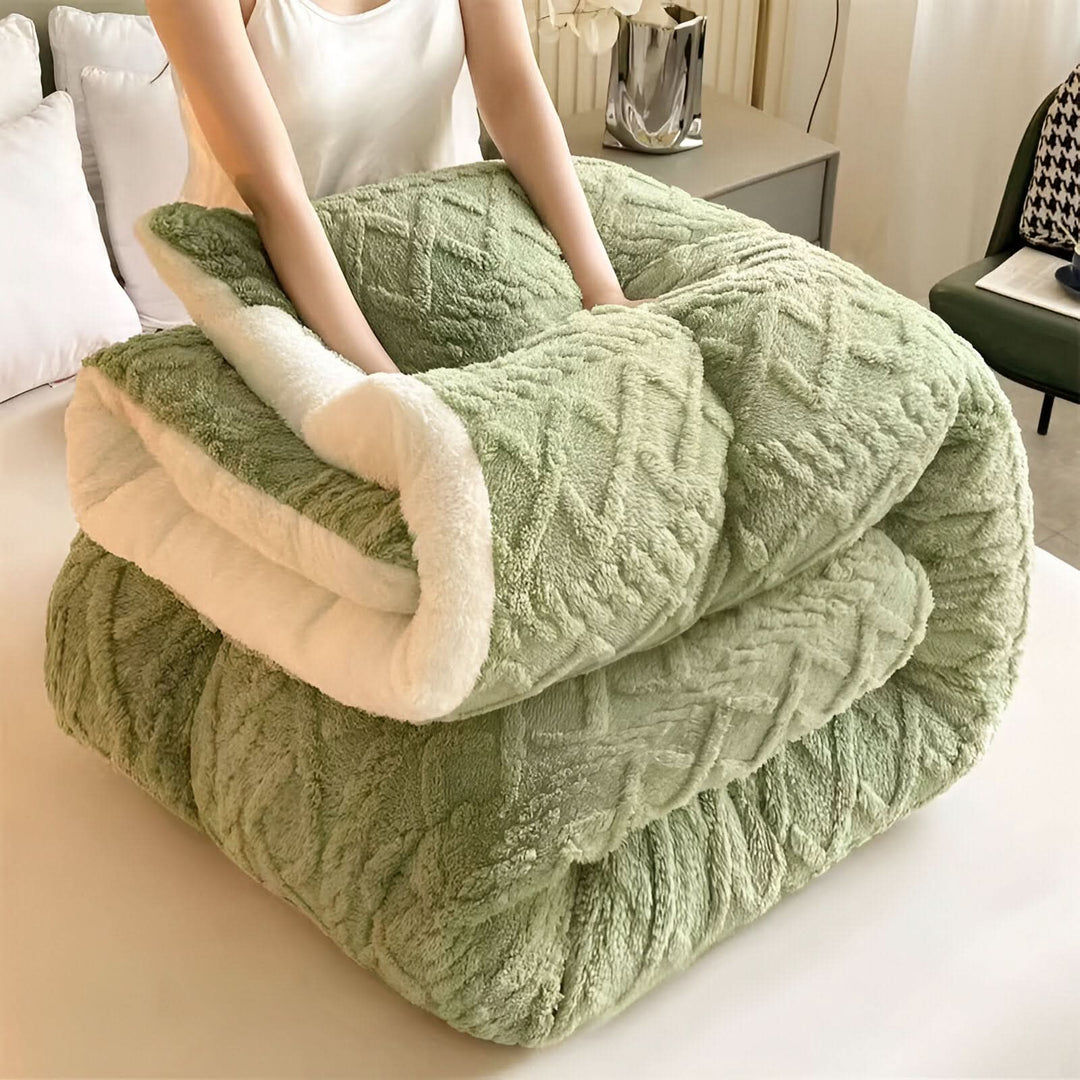 BowLift | SOFTIQUE - VelvetPlush Reversible Duvet Cover
