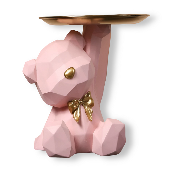 BowLift | Decorative Geometric Tray In Bear Shape