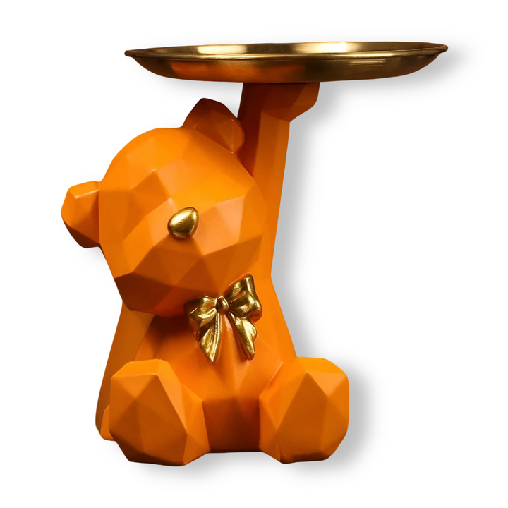 BowLift | Decorative Geometric Tray In Bear Shape