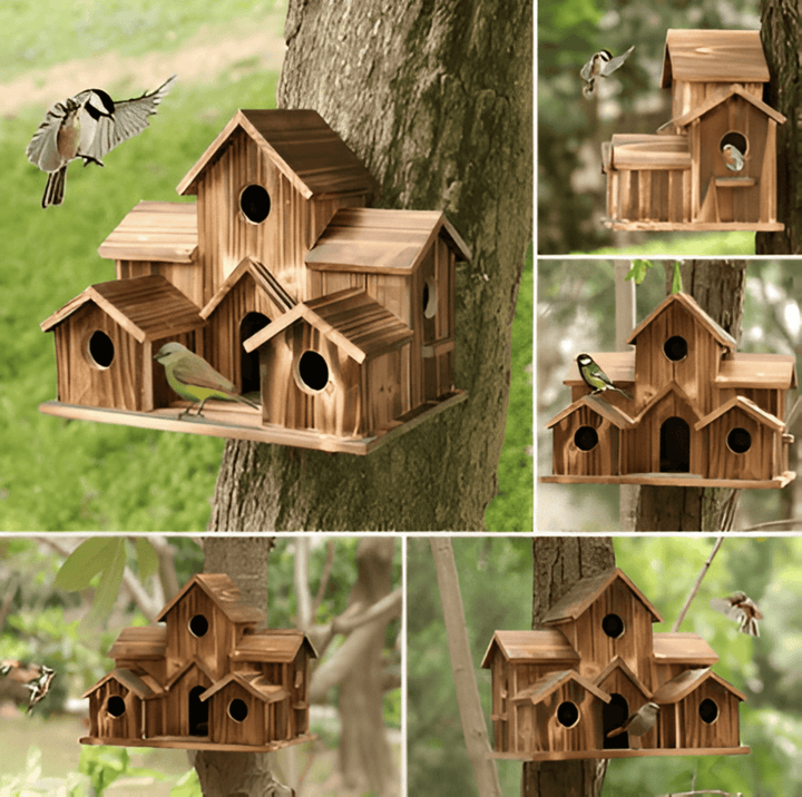 BowLift | Hanging Wooden Birdhouse