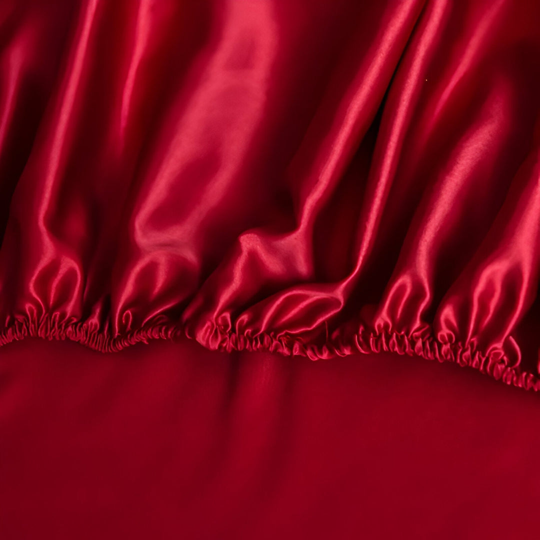 BowLift | Breathable Satin Duvet Cover with Shiny Finish