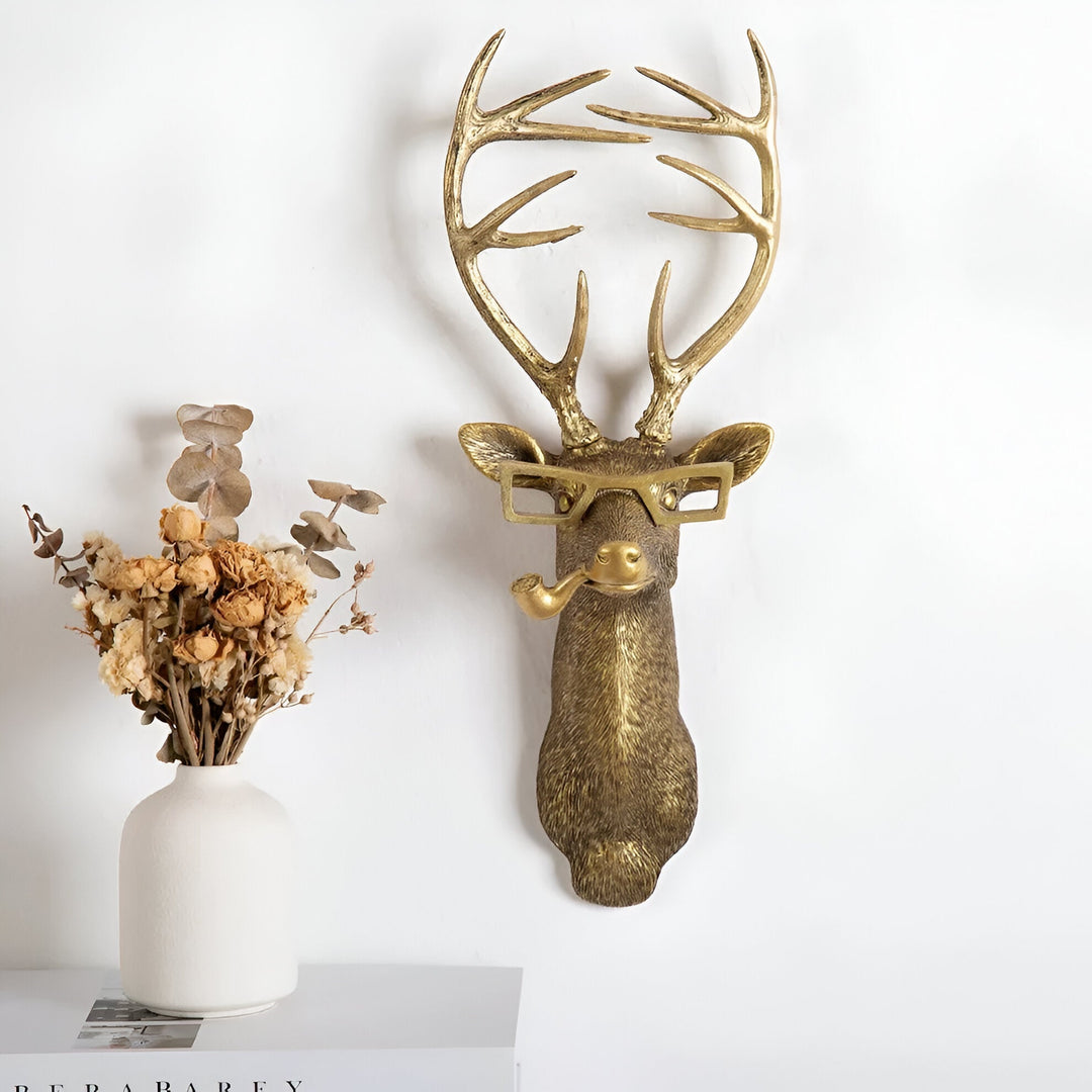 BowLift | Golden Head - Multifunctional Head Wall Hook Decoration and Wall Storage