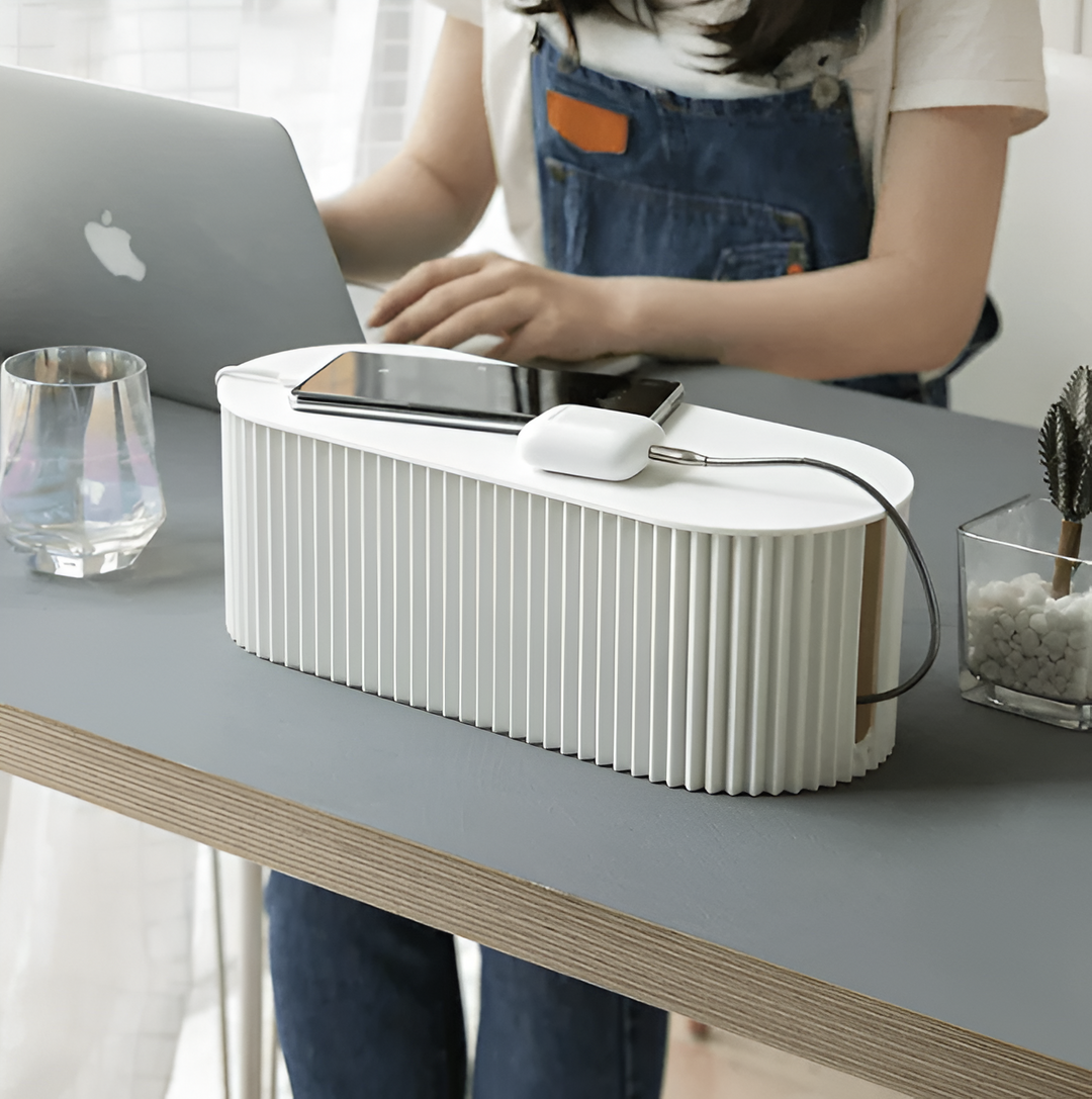 BowLift | Minimalistic Cable Box in Macaron Style