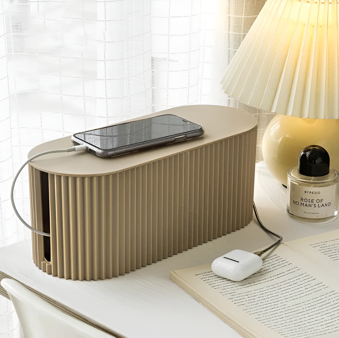 BowLift | Minimalistic Cable Box in Macaron Style