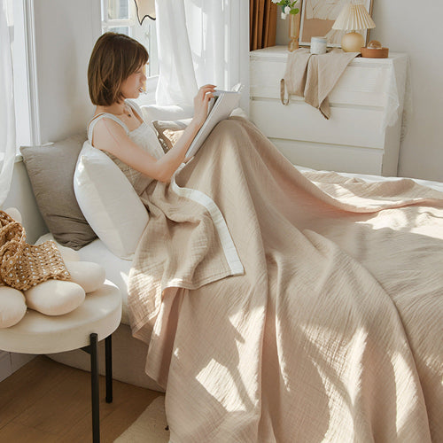 BowLift | Breathable Summer Blanket of Multi-Layered Mousseline Cotton