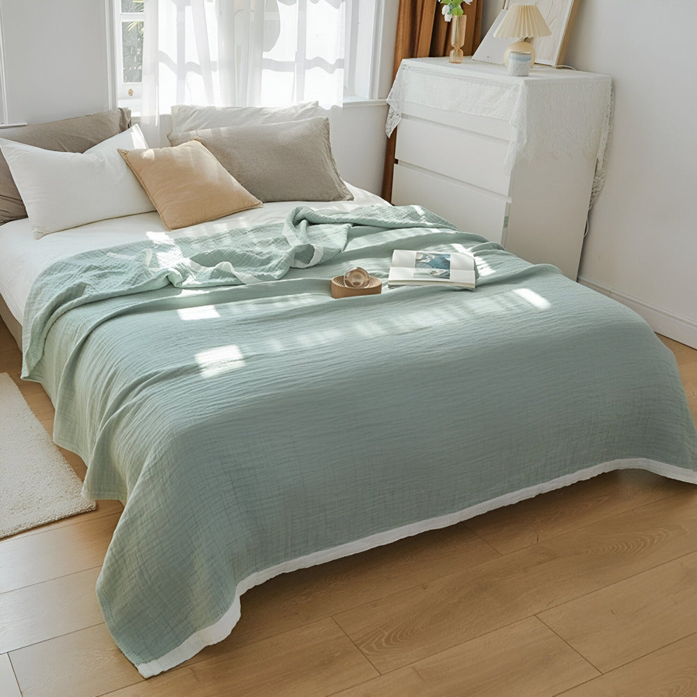 BowLift | Breathable Summer Blanket of Multi-Layered Mousseline Cotton