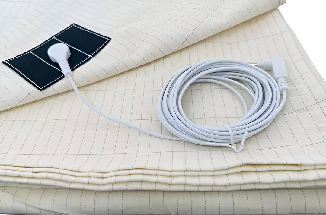 BowLift | Premium Conductive Grounding Sheet – Fitted Earthing Bed Sheet Single & Double Sizes