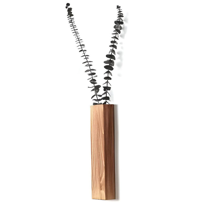 BowLift | Wooden Wall Vase Rectangular Plant Shelf 30 cm