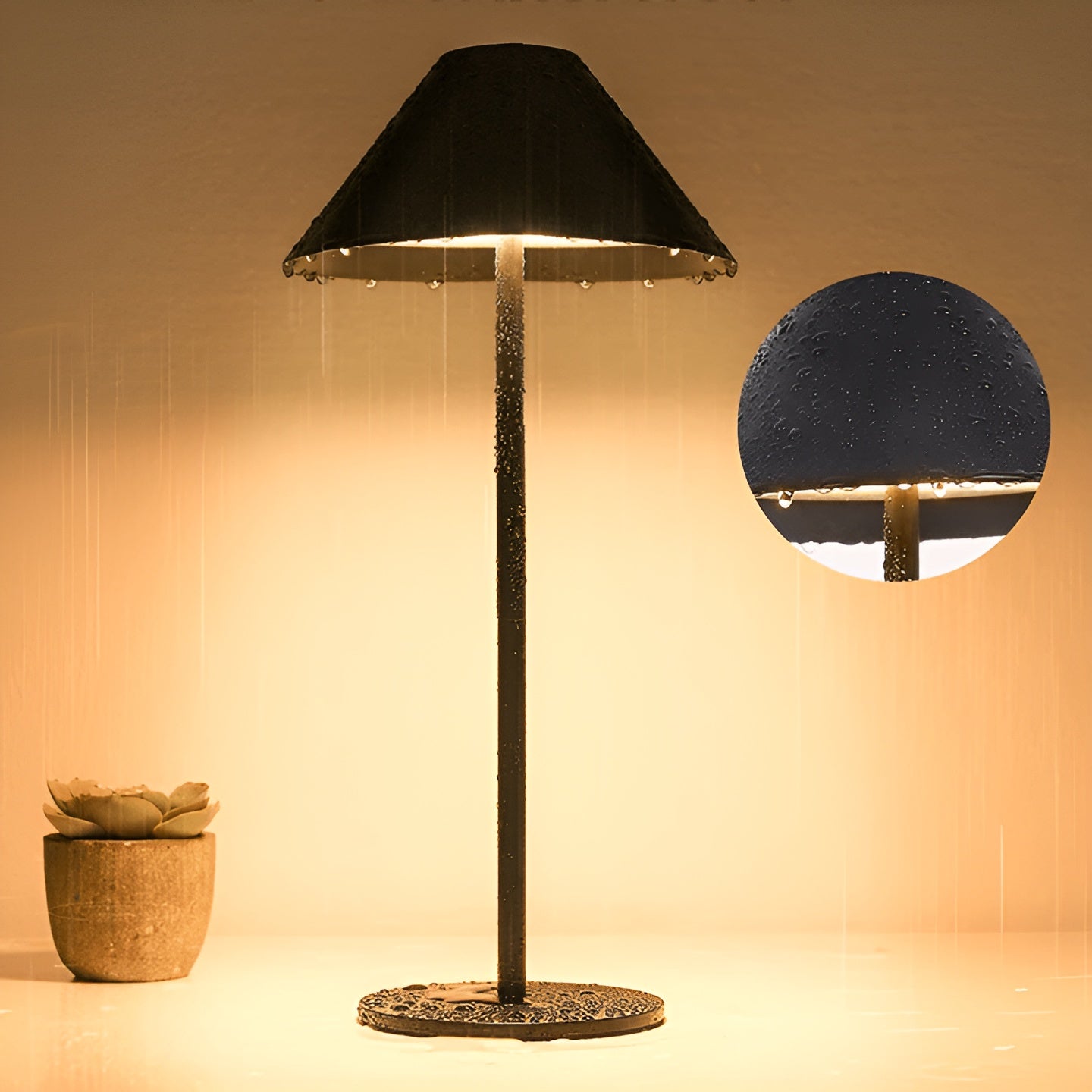 BowLift | LumiLuxe - Dimmable Nordic Cone LED Table Lamp with Touch Control
