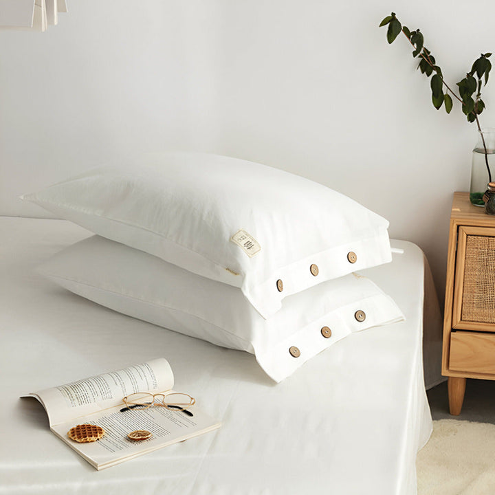 BowLift | Breathable Cotton Bedding Set with Two Pillowcases