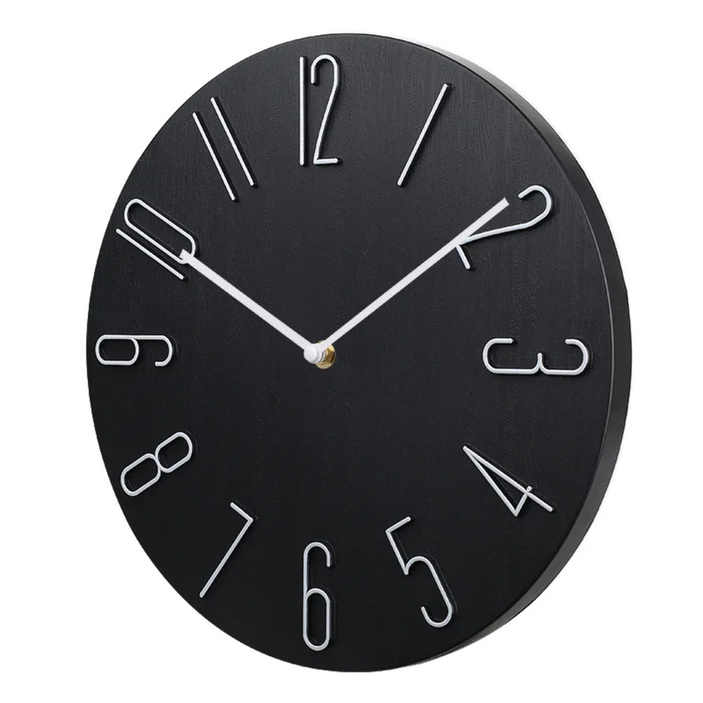Silencio Modern Silent Wall Clock – Minimalist Design with Quartz Movement | Bowlift