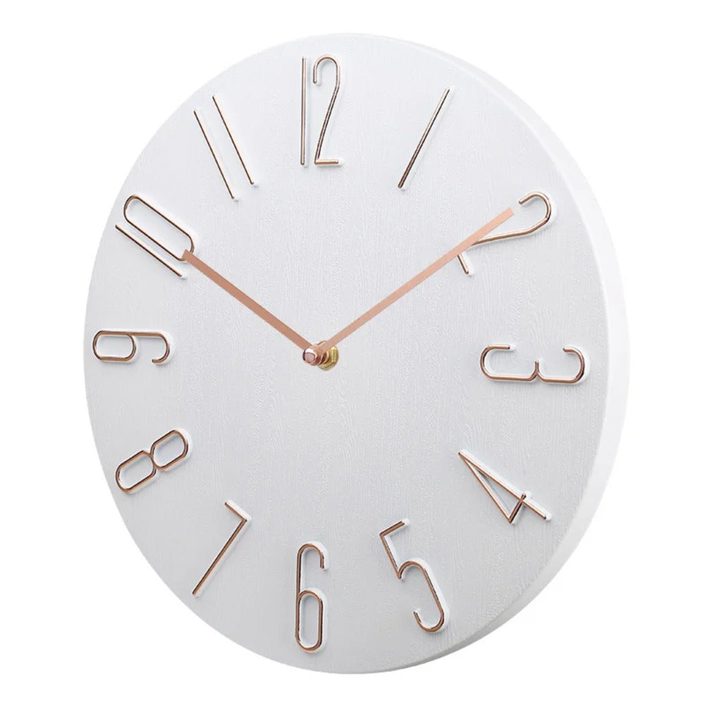 Silencio Modern Silent Wall Clock – Minimalist Design with Quartz Movement | Bowlift
