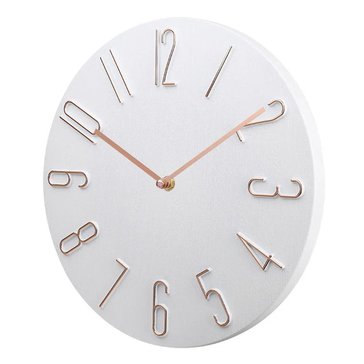 Silencio Modern Silent Wall Clock – Minimalist Design with Quartz Movement | Bowlift