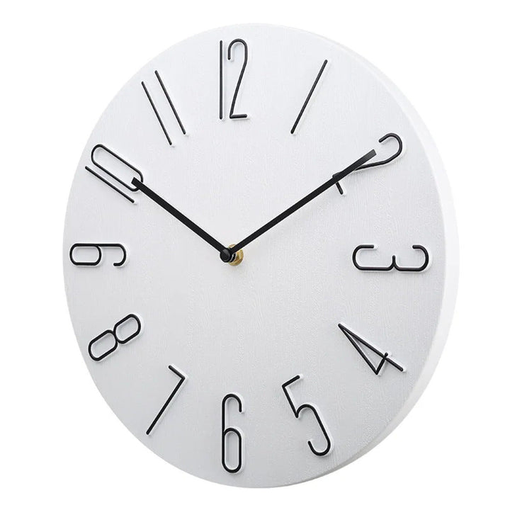 Silencio Modern Silent Wall Clock – Minimalist Design with Quartz Movement | Bowlift