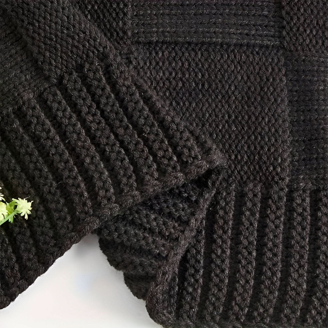 BowLift | MONOSTRIPE – Minimalistic knit blanket