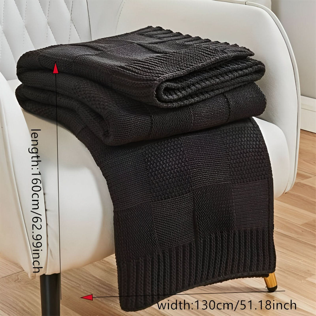 BowLift | MONOSTRIPE – Minimalistic knit blanket