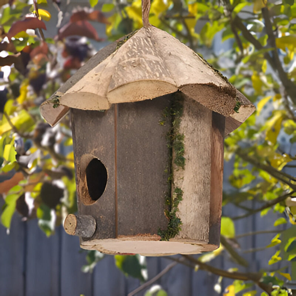 BowLift | Rustic Wooden Hummingbird Birdhouse