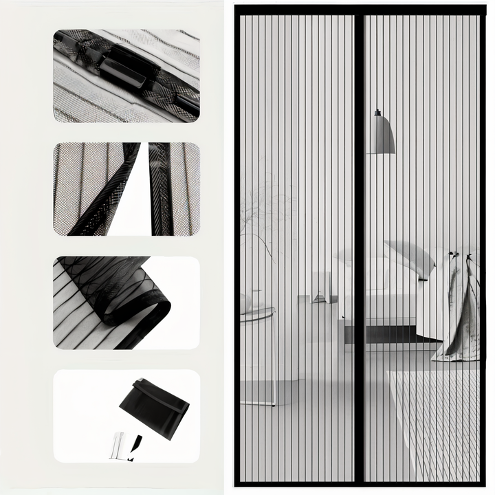 MagniSeal™ Magnetic Door Net Against Insects | Bowlift