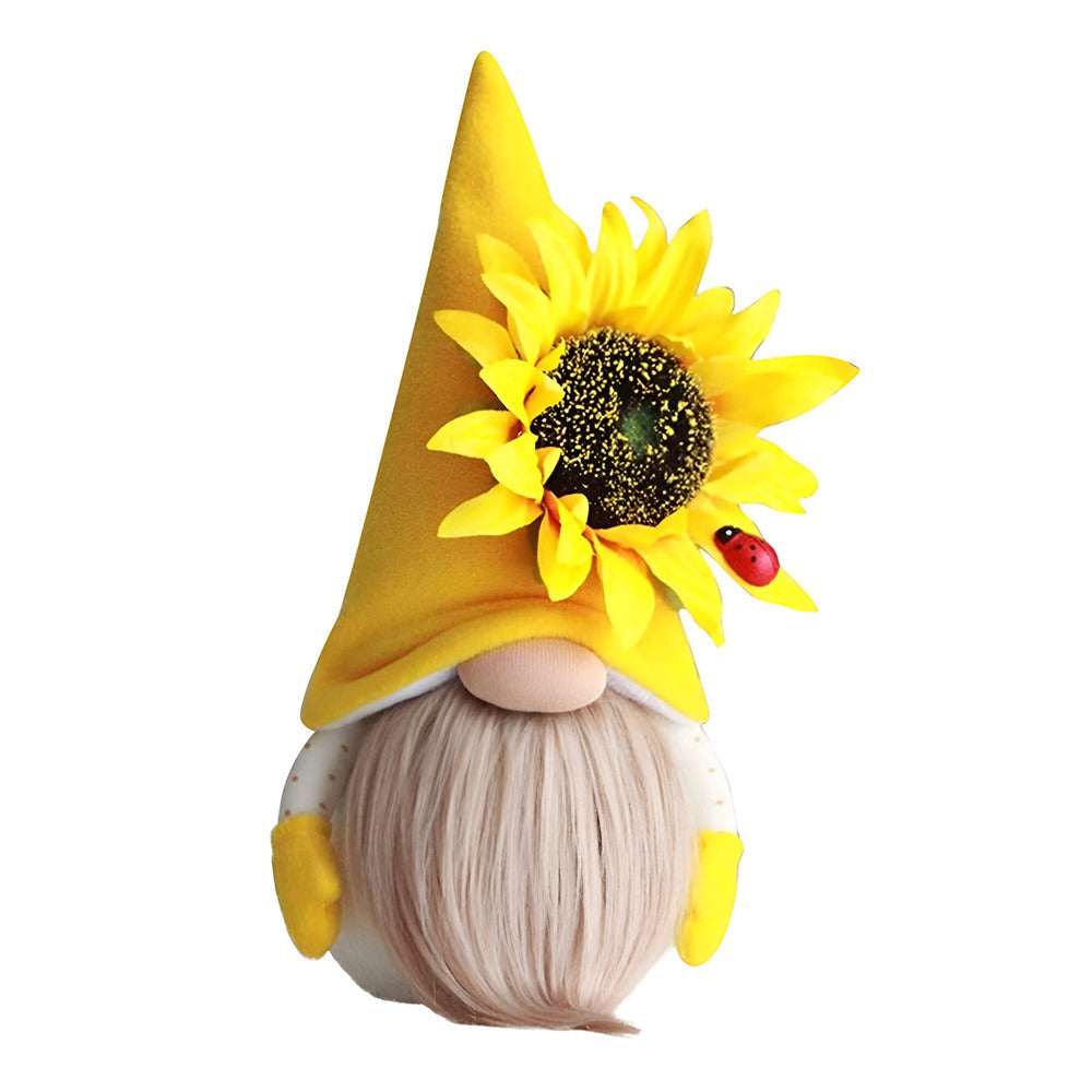 BowLift | Cute Handmade Gnome Figure with Yellow Sunflower