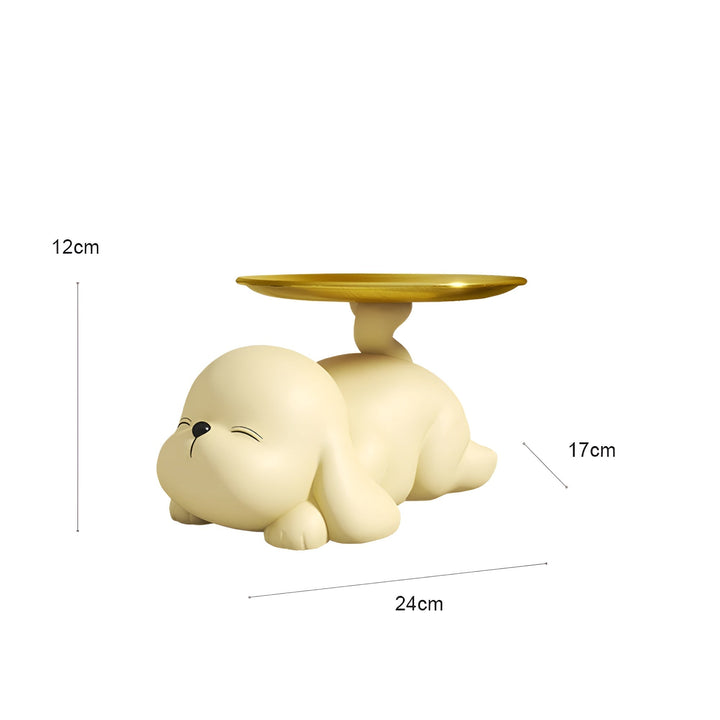 Decorative dog bowl holder with tray Bowlift