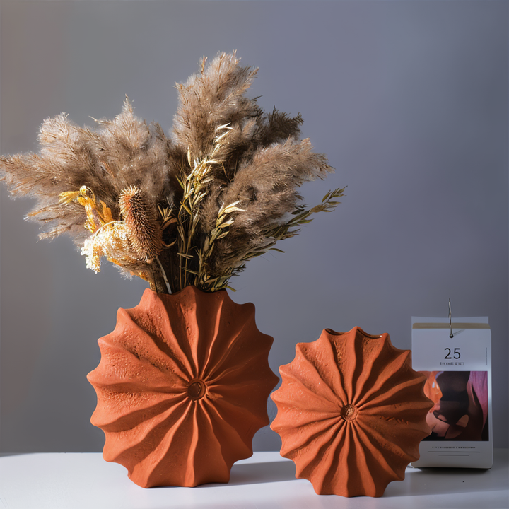 Folding Design Geometric Retro Vase Bowlift
