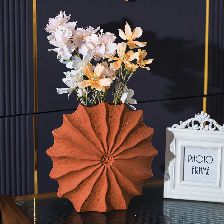 Folding Design Geometric Retro Vase Bowlift
