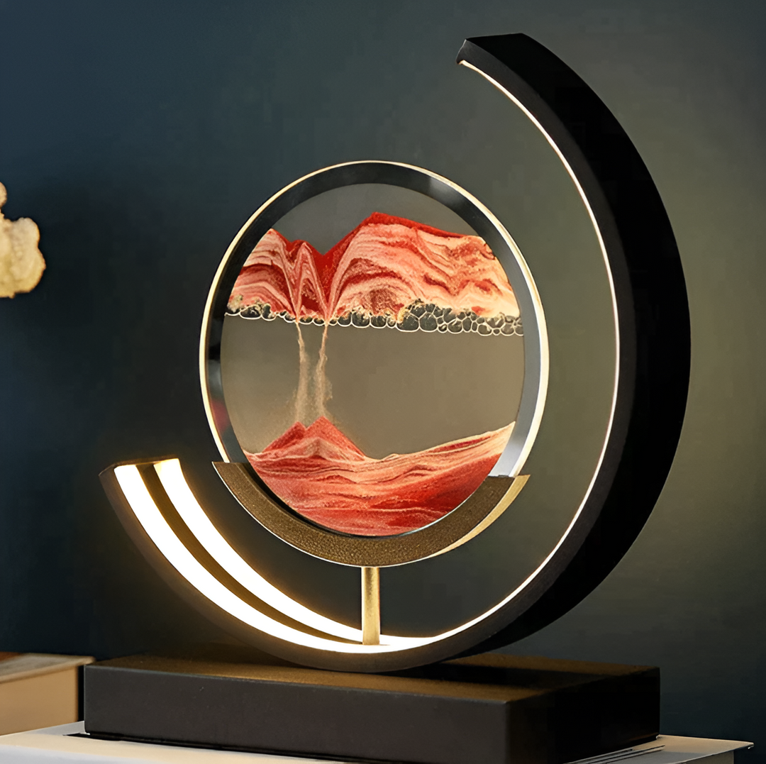 BowLift | Sand Glow Sand Lamp with Dimmable Remote Control