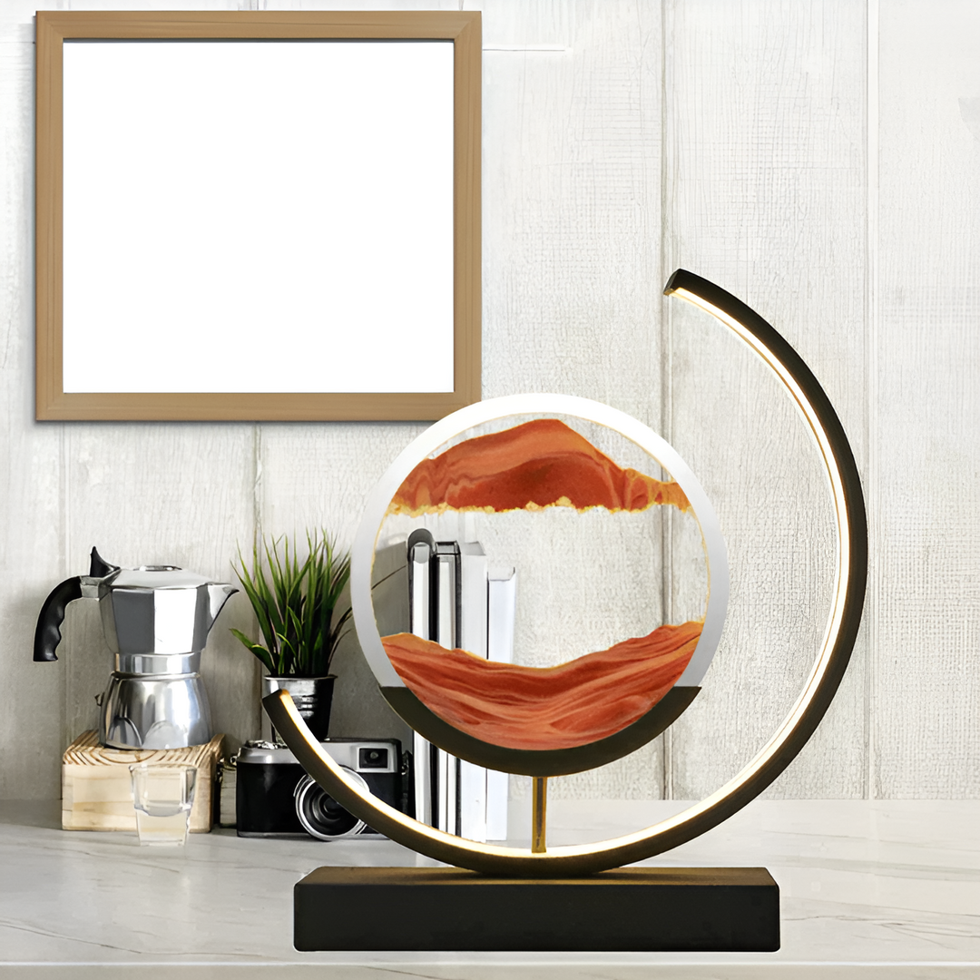 BowLift | Sand Glow Sand Lamp with Dimmable Remote Control