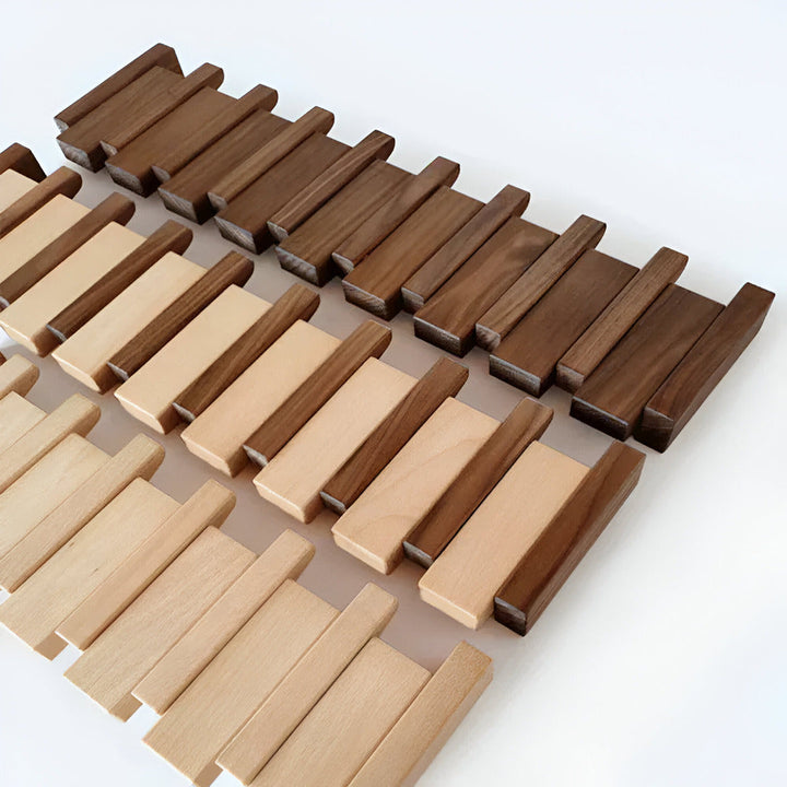 BowLift | Wooden Coat Hook in Piano Key Design for the Hall