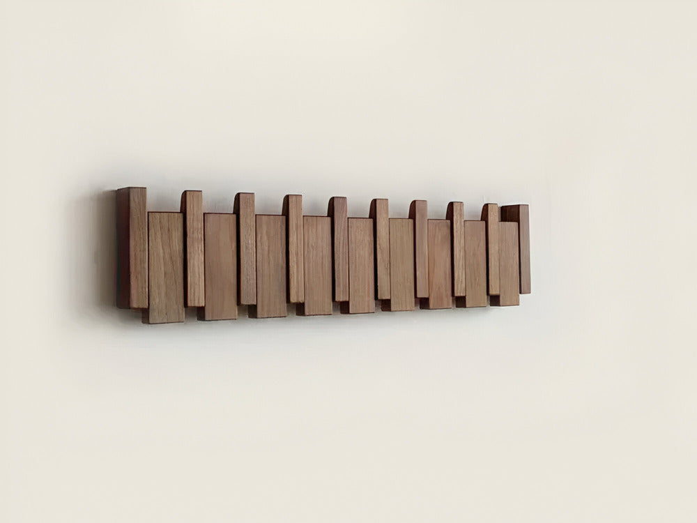 BowLift | Wooden Coat Hook in Piano Key Design for the Hall