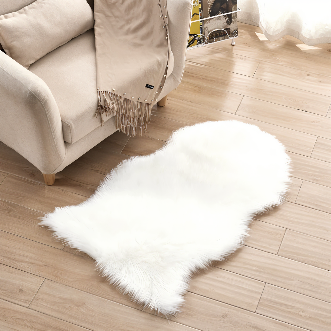 BowLift | ShearLuxe Faux Fur Rug – Soft Imitation Sheepskin for Home Decoration
