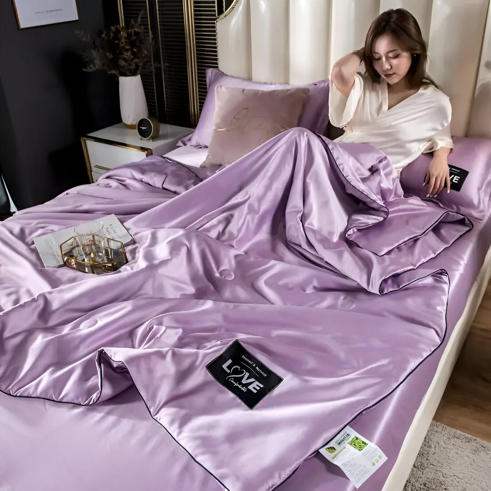 BowLift | FLUFFINA - Premium Satin Silk Bedding