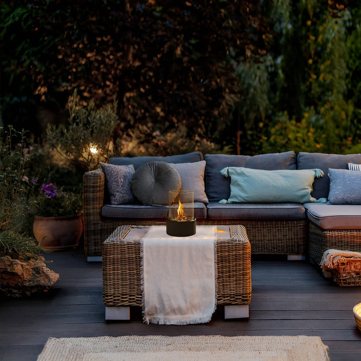 BowLift | Stylish Table Element of Metal with Black Base