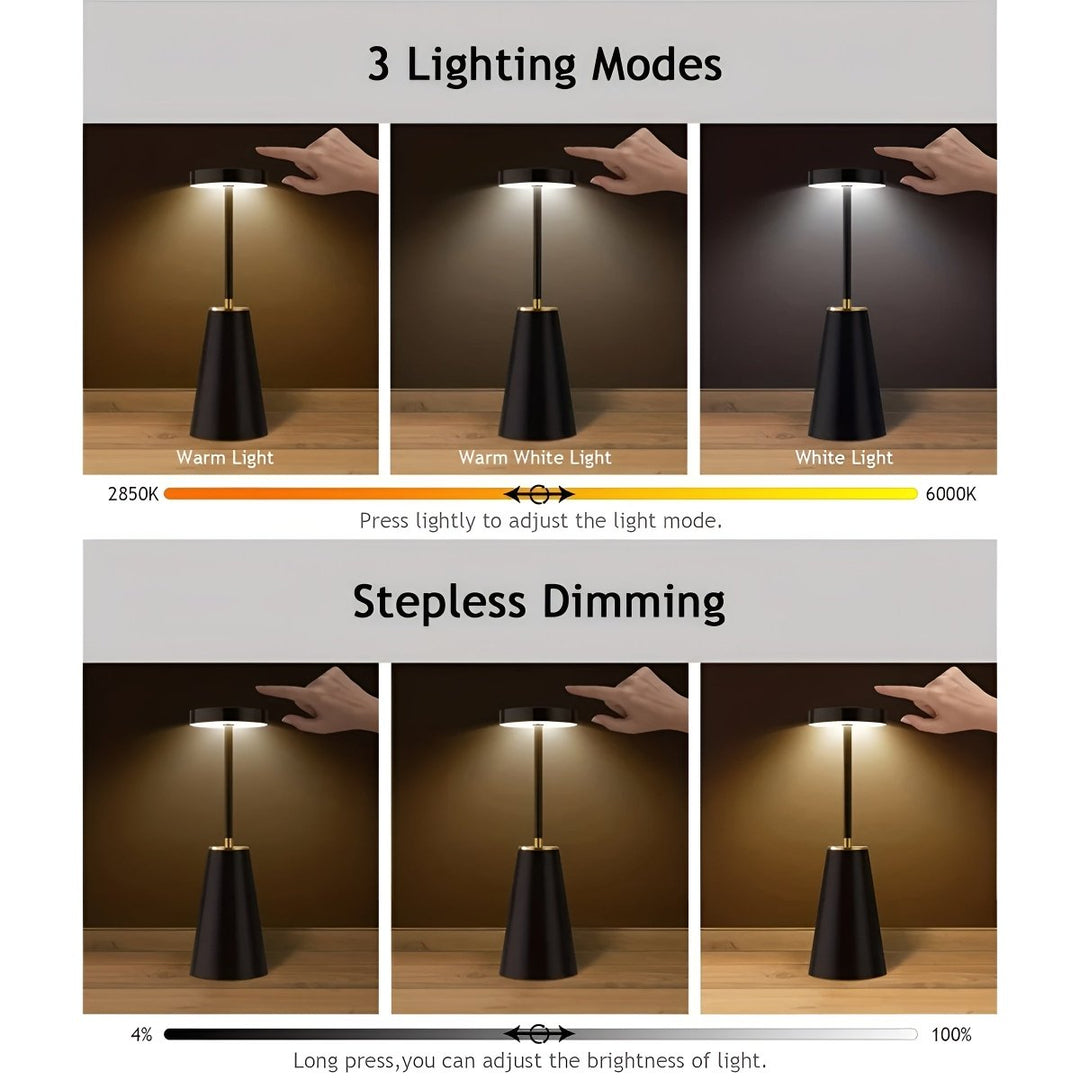 BowLift | AuraTouch - Wireless lamp - Elegant design - Touch control