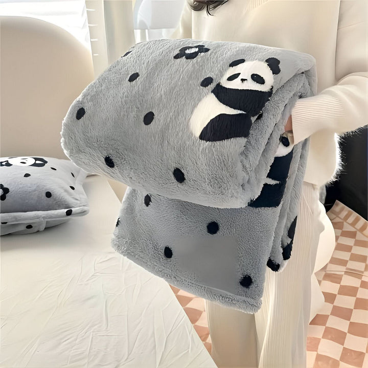 BowLift | SNUGSPOT – Colorful Checkered Fleece Blanket