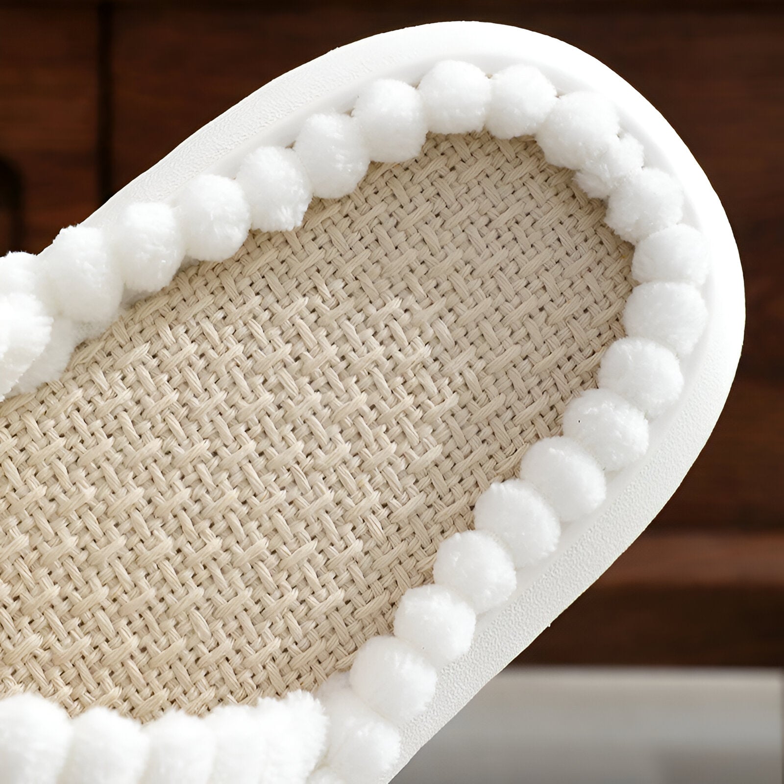 BowLift | Sofie - Plush Lined Slippers with Cross Band