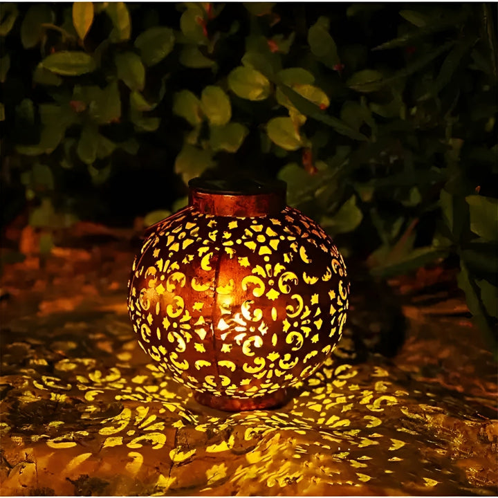 BowLift | SolarFlare | Vintage Solar Garden Light | Waterproof Outdoor Lighting