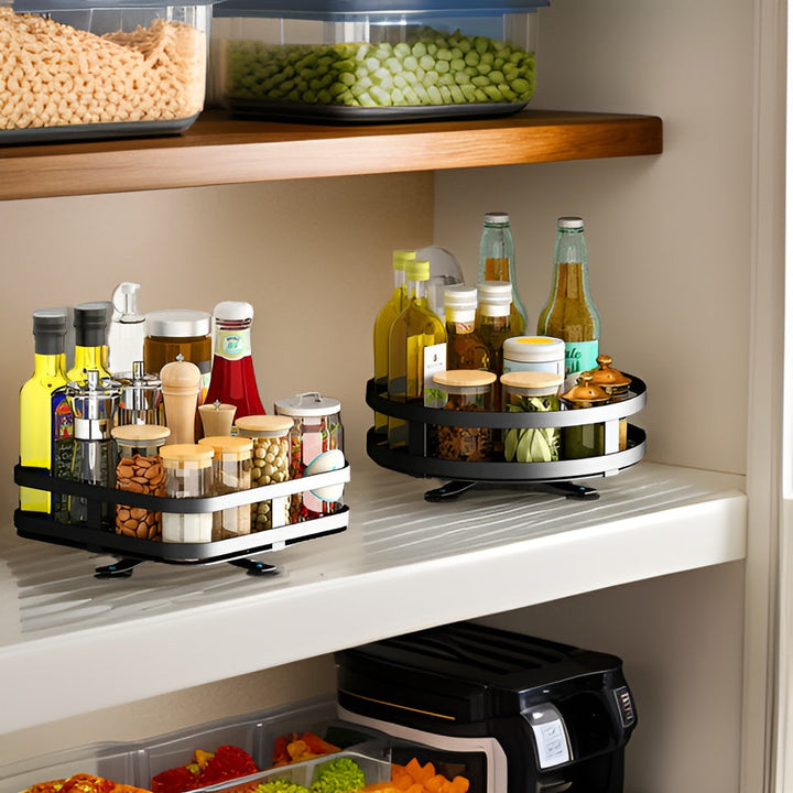 BowLift | Spice Rack - 360° Rotatable Multi-Functional Shelf for the Kitchen - Organize with Ease!